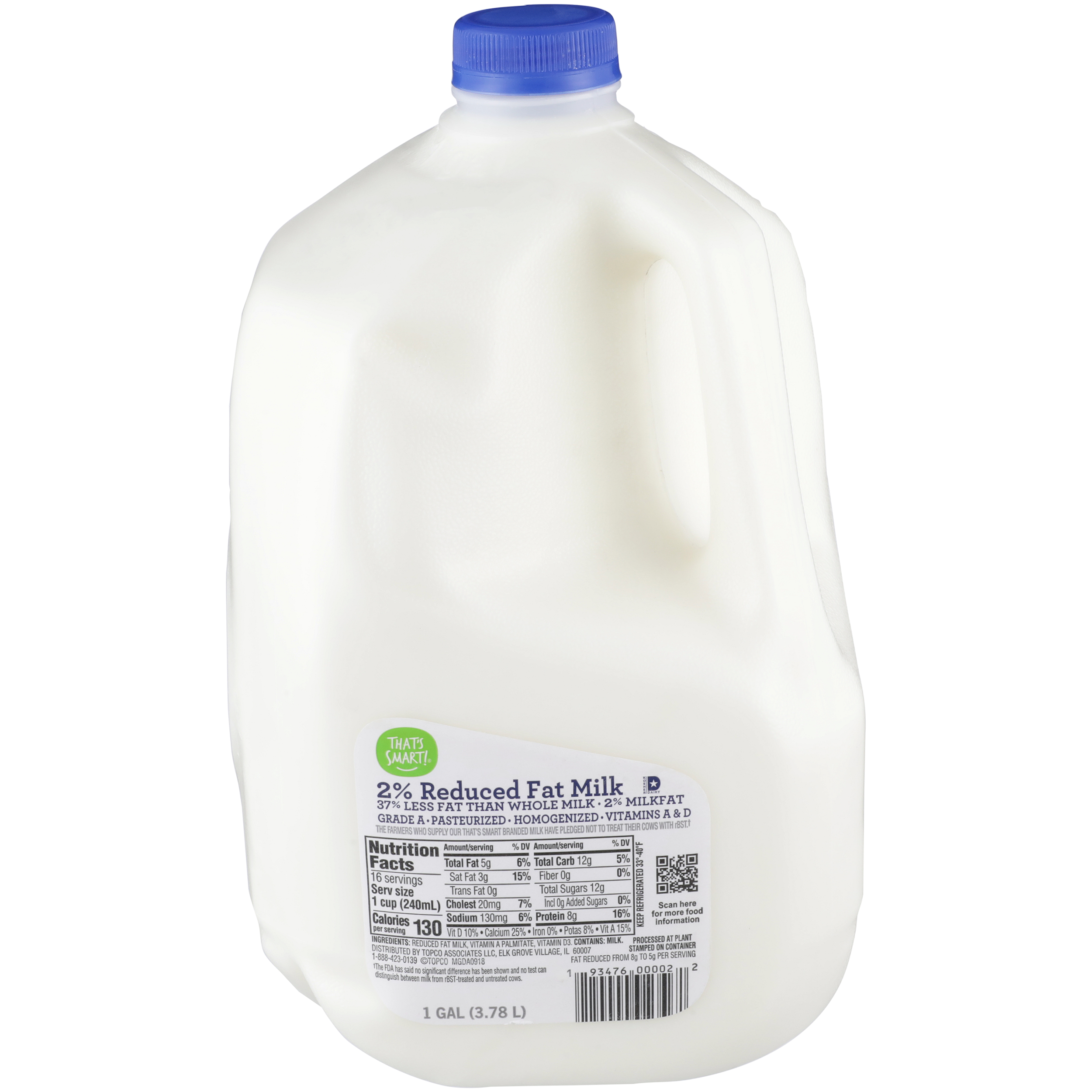 2% Reduced Fat Milk - SmartLabel™