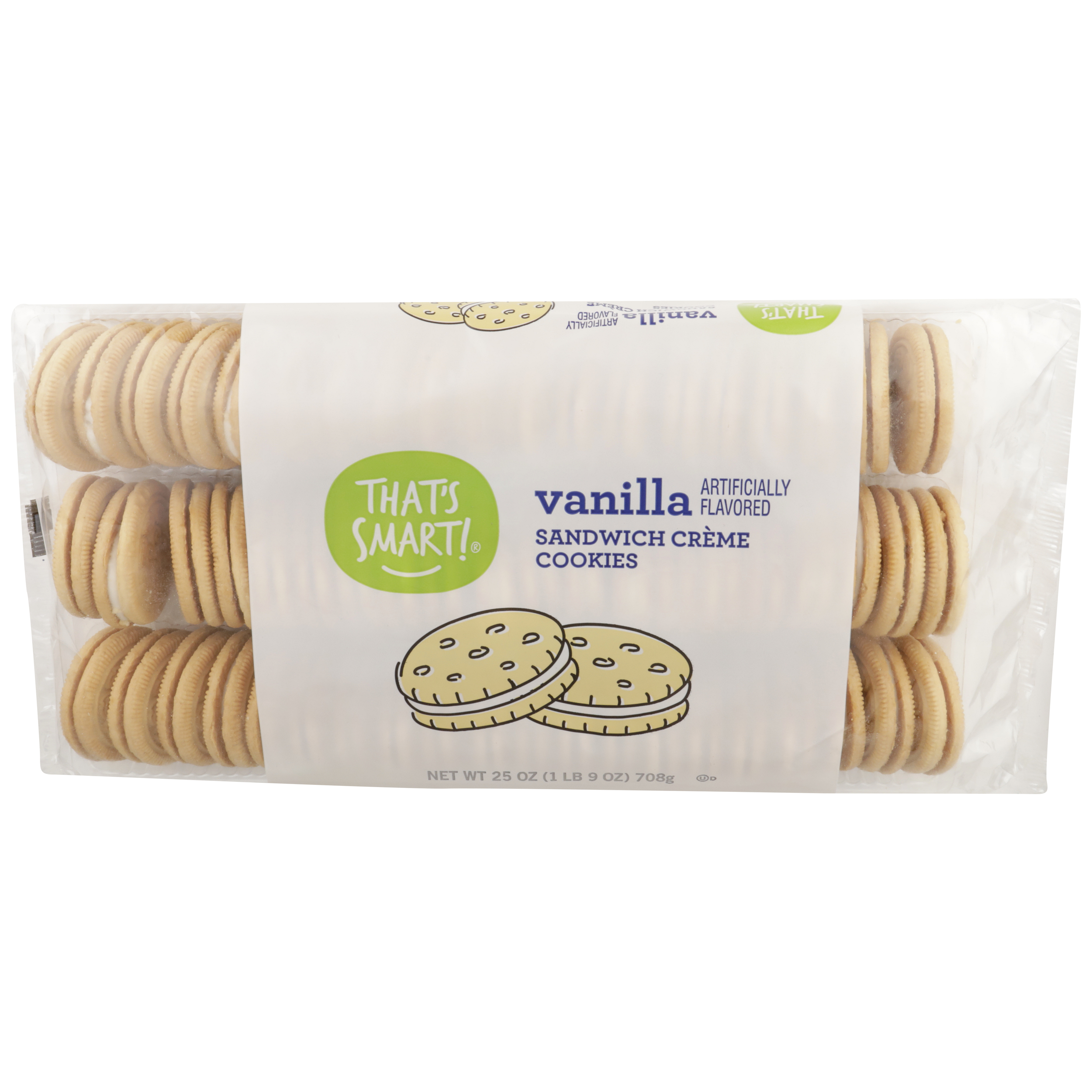 Vanilla, Sandwich Crème Cookies - SmartLabel™